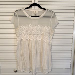 White Jessica Simpson Maternity top